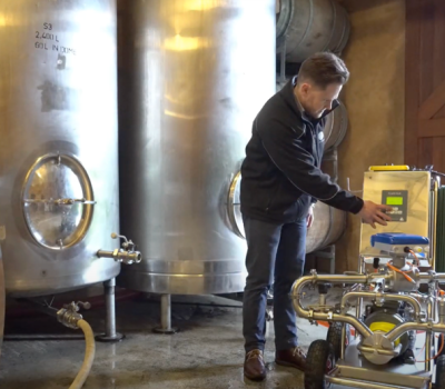 Brooks Wine Pump Goes BIG!